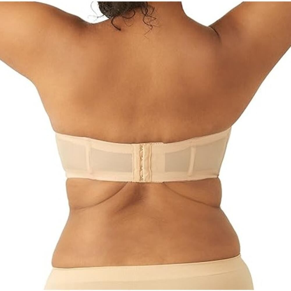 Wacoal Strapless Bra Red Carpet Multiway 854119 Moulded Padded Nude Size 38G - Picture 5 of 14